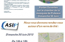 Portes Ouvertes  sur le chantier de la mosquée de Puteaux Dimanche 30 Juin de 14h à 18h