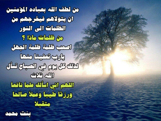 من لطف الله بالعبد
