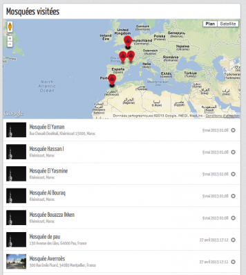 Et vous, quelles sont les mosquées que vous avez visitées ? http://www.masjidway.com/samoud/masjids :)
