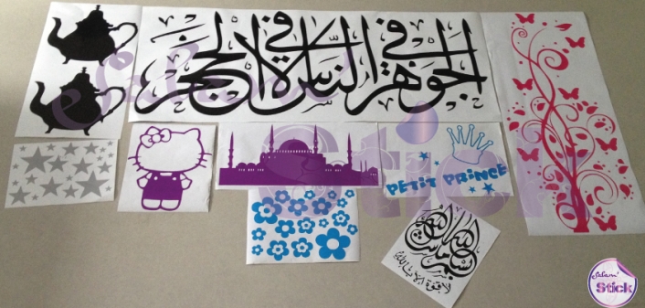 Une partie des commandes du jour
#stickers
