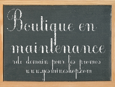 La boutique est en maintenance jusqu'à demain matin !
RDV dés 9h pour les promos Pré Ramdhan