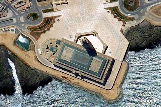 Mosquee Hassan II (vue du ciel)