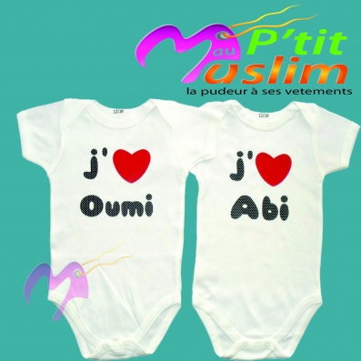 Bodies de la marque 2B Muslim