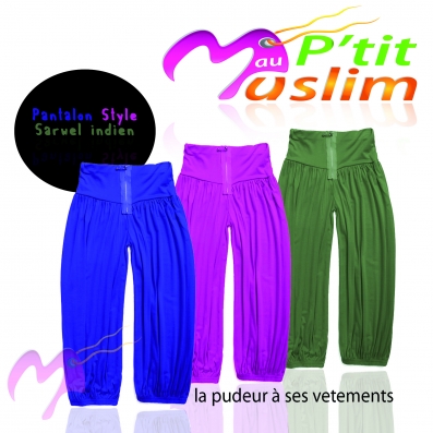 Sarwel ample pour fille 7€ 
3 couleurs 
idéal pour l'été
