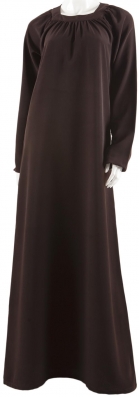 Ravissante abaya Inaya marron chocolat. http://www.sianat.fr/12-abaya