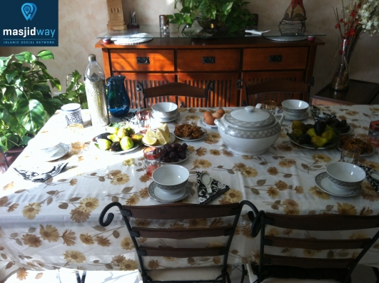 La table est déjà prête :)