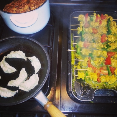 Japanese lebanese and italian food ;) saha ftorek!