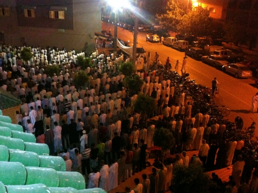 صلاة التراويح 1 رمضان 1434