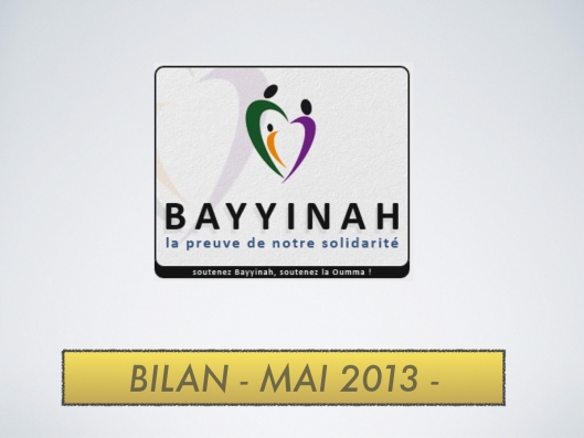 Bilan actions mois de mai 2013