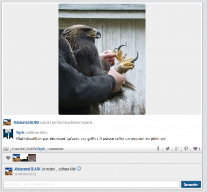 Désormais, pour plus d'interactivité, quand un utilisateur met en favori une publication elle sera partagée avec ses abonnés.