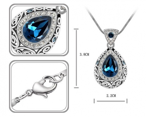 Un bijou magnifique cristal swarovski à la mode correspondant bien à votre élégance et charme. Un collier en alliage en plaqué or blanc anti-allergique orné de cristaux swarovski bleu et transparent.

http://www.merveilledebijoux.fr/fr/88-colliers-swarovski-goutte-d-eau.html