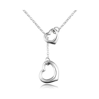 Collier exquis en alliage plaqué argent avec deux pendentifs en forme de coeur. Un coeur traversé par un autre évoque deux amoureux ensembles. La conception originale et le symbole romantique de coeur vous apporte une ambiance romantique.

http://www.merveilledebijoux.fr/fr/colliers/85-collier-en-al