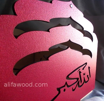 photophore pinki glitter fabriqué avec les supports ALIFAWOOD http://www.alifawood.com/fr/12-supports-a-decorer