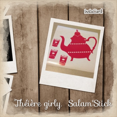 Théière girly #stickers