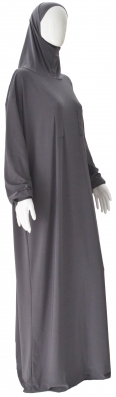 Robe de prière avec hijab intégré : pratique et ultra confortable.
http://www.sianat.fr/12-abaya