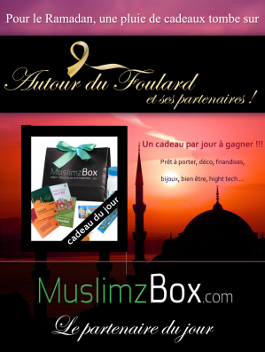 Aujourd'hui nous vous offrons le pack du jeûneur de chez MuslimzBox! Ce pack est idéal pour être offert au jeûneur pour qu'il rompt son jeûne tout en l'accompagnant d'une touche de science Bi idhnillah. C'est très simple, rendez-vous sur www.autourdufoulard.com/le-jeu