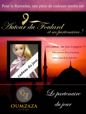 Comme vous l'avez compris, aujourd'hui nous nous associons à Oumzaza Shop pour vous offrir une tenue orientale pour ‪Barbie‬. Elle est composé d'un jabador poncho avec capuche et d'une jupe longue et c'est de l'éco-conception!