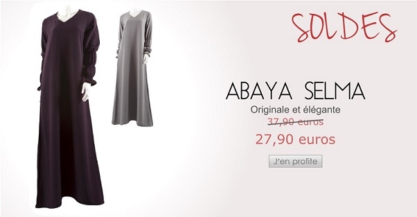 Dernier jour de SOLDES chez Sianat! Vous avez jusqu'à MINUIT pour profiter de belles remises ‪#‎abaya‬ ‪#‎jilbeb‬

http://www.sianat.fr/